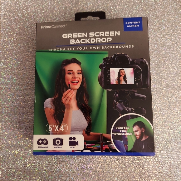 Green Screen Backdrop NIB - Picture 1 of 5